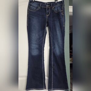 Dark Wash Aiko Bootcut Jeans By Silver- 28/31